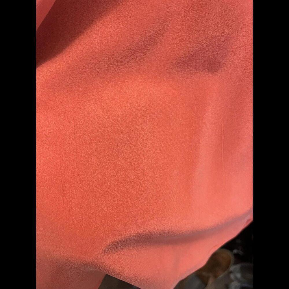 Joie Mitsou Silk Sleeveless Mini Slip Dress Coral Size L EUC - Picture 8 of 9